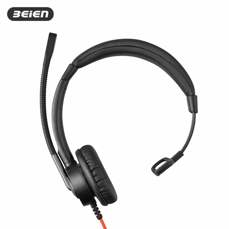 Single Ear USB-C Noise Cancelling Headset With Mic For Laptop high quality