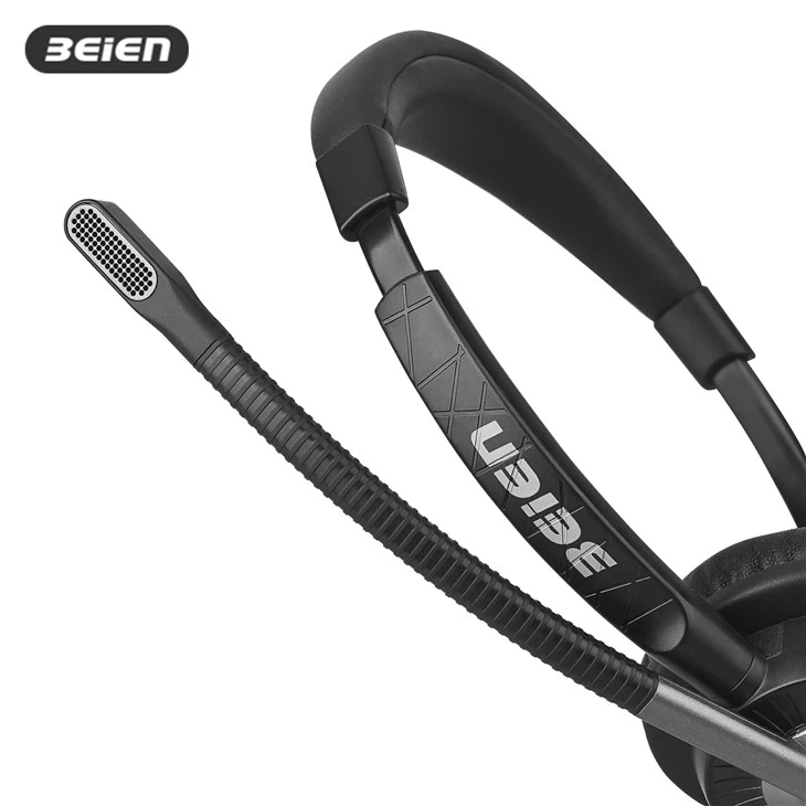 Single Ear USB-C Noise Cancelling Headset With Mic For Laptop suppliers