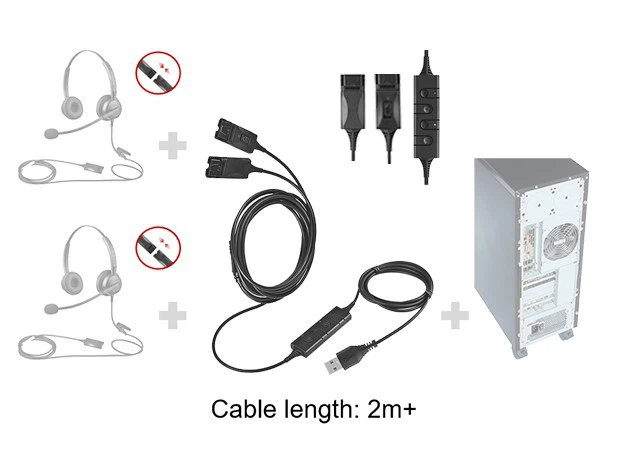 BNQD Y-type USB training cable 1 Mute KeyU17 BNQD Y-type USB training cable 1 Mute KeyU17